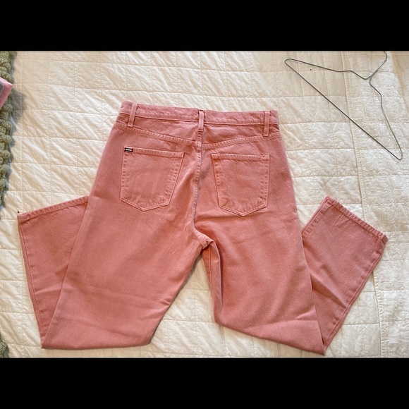 AO.LA by Alice + Olivia Blush Denim Pants Size 32 - Picture 3 of 5